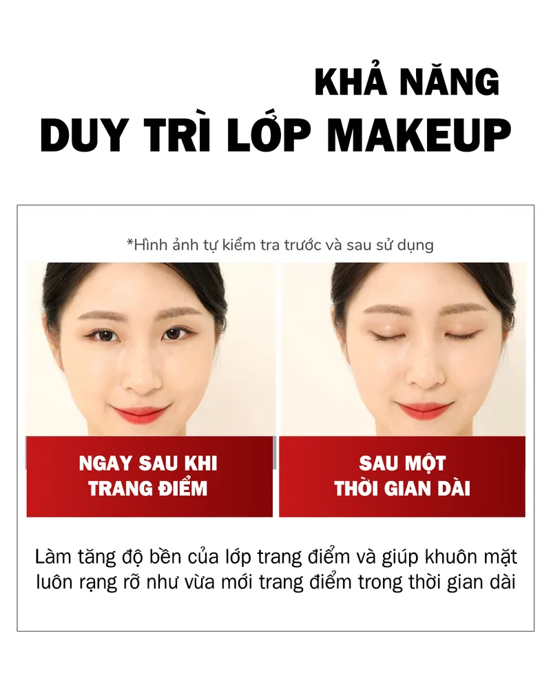35ml/75ml/120ml Xịt Khóa Makeup Toàn Diện - Sử dụng