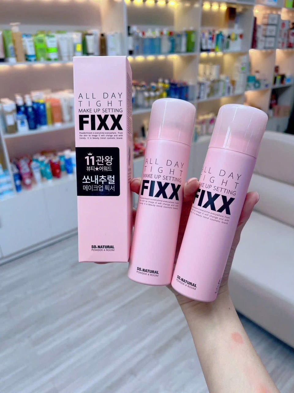 {75ml} XỊT KHOÁ NỀN FiX SO NATURAL REAL MATTE MAKE UP SET... - Sử dụng