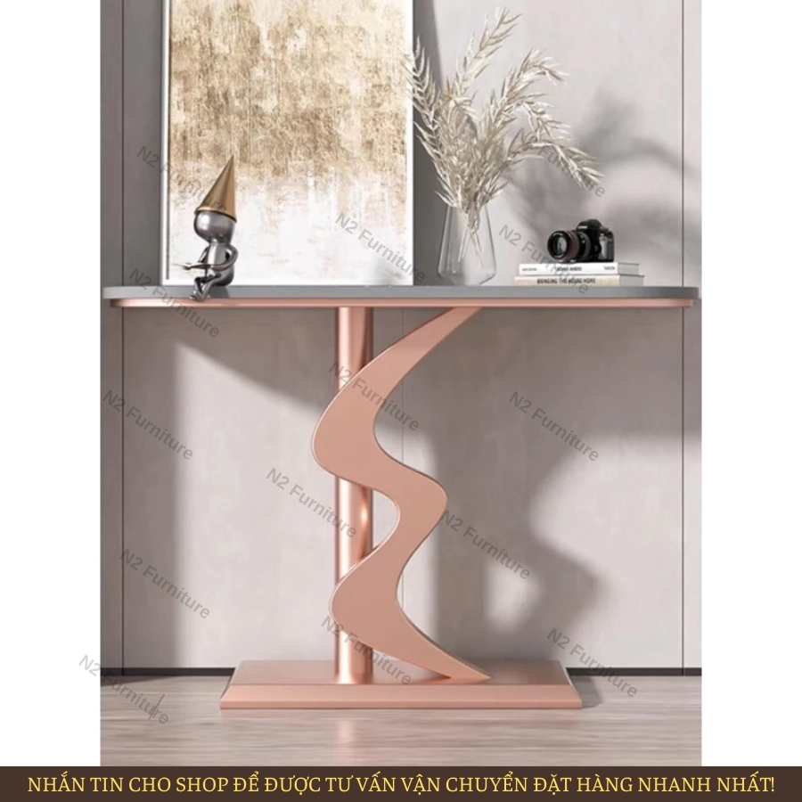 Bàn Console, Kệ Trang Trí Phòng Khách, Kệ Chân Sắt Sơn… - Chi tiết