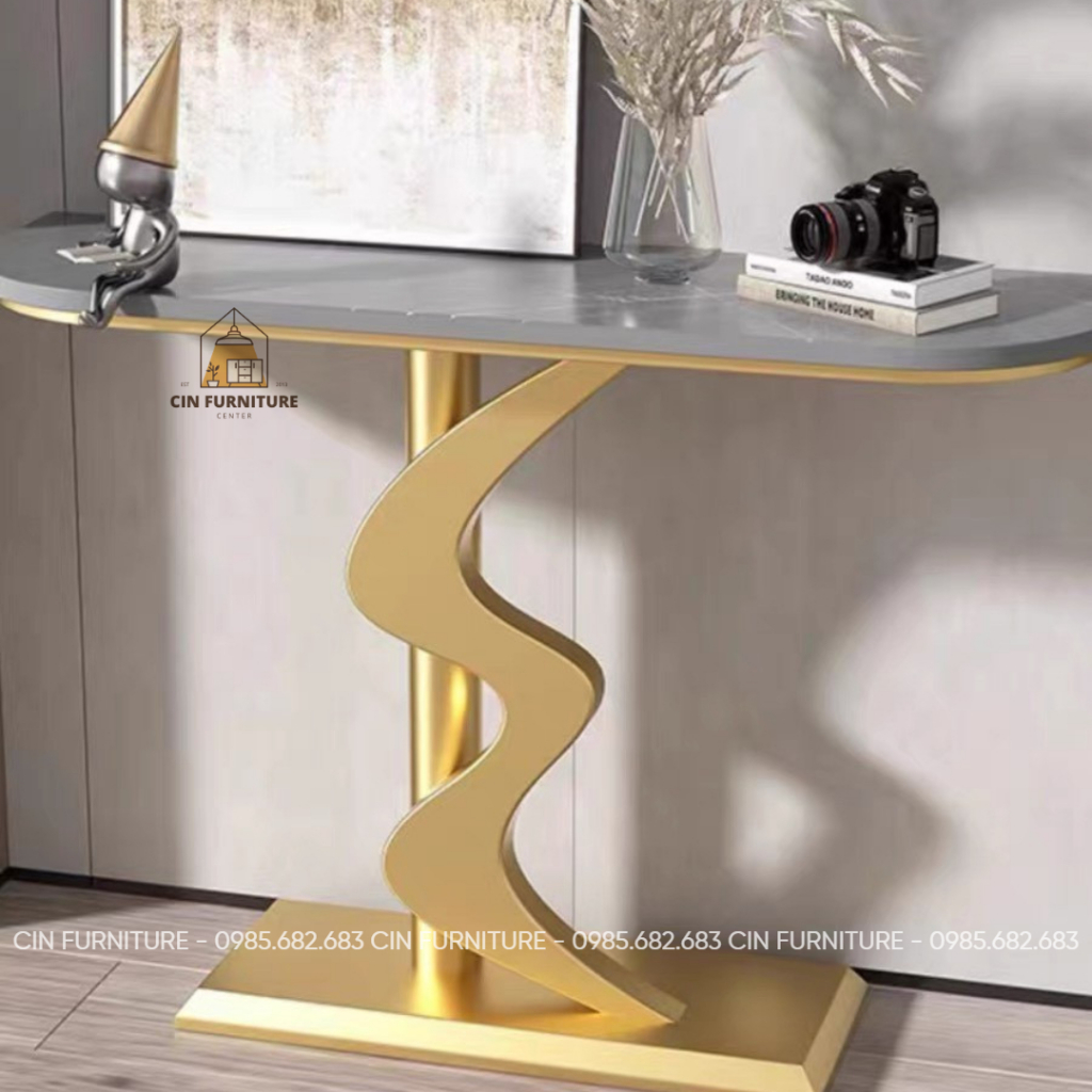 Bàn Console, Kệ Trang Trí Phòng Khách, Kệ Chân Sắt Sơn… - Chi tiết