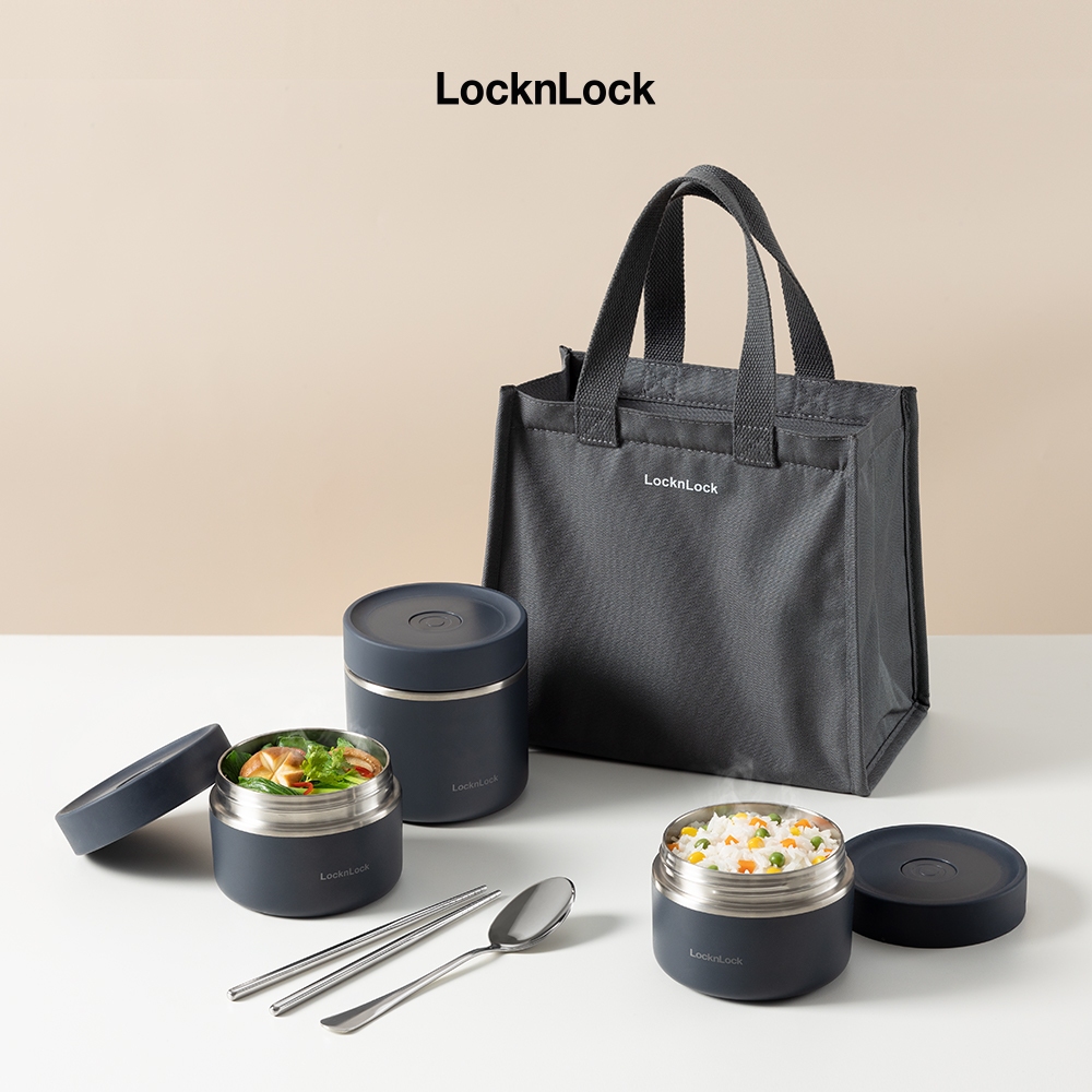 Bộ hộp cơm giữ nhiệt LocknLock Easy Carry 2L LHC8039 , có... - Sử dụng