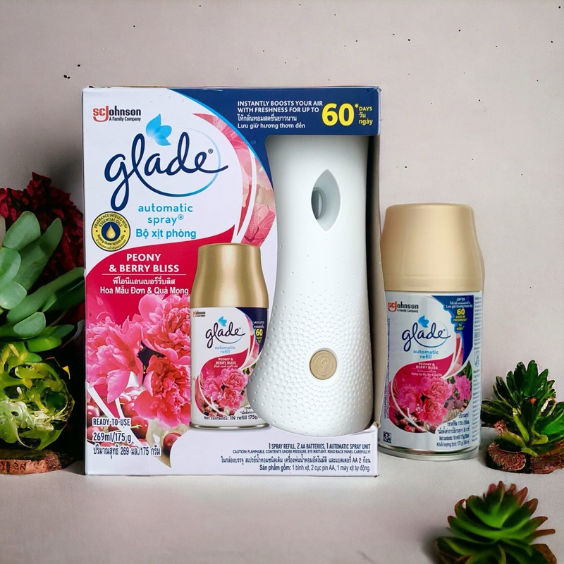 Bộ Máy Xịt Thơm Phòng Tự Động Glade. Lõi Thơm Phòng Glade - Sử dụng