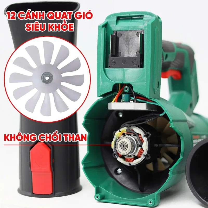 Cải Tiến Máy thổi lá WORKFIX WF - Sử dụng