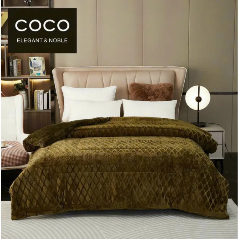 Chăn lông cừu COCO mềm mịn mền nỉ lông thỏ kích thước 2m*... - Chi tiết