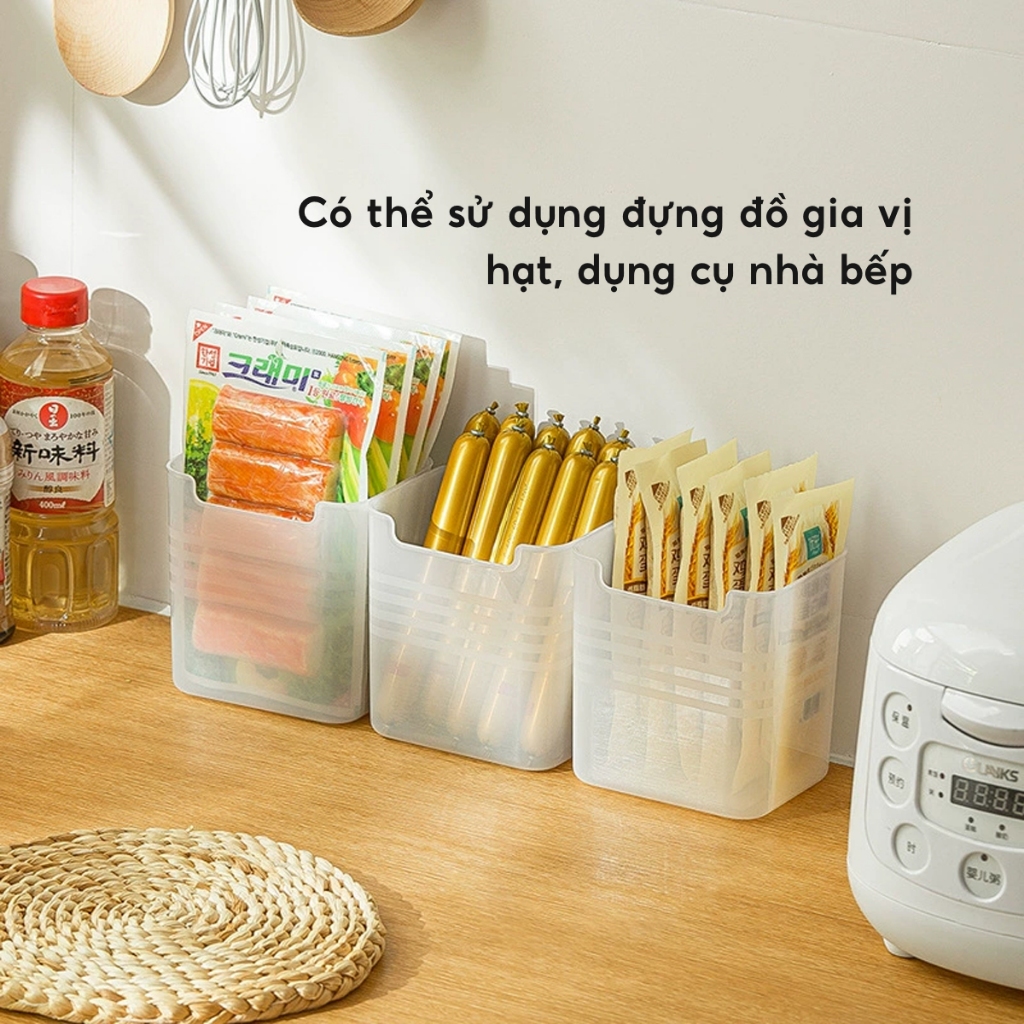COMBO 10 Hộp Đựng Thực Phẩm Nhựa Cánh Tủ Lạnh JYoohome Hộ... - Chi tiết