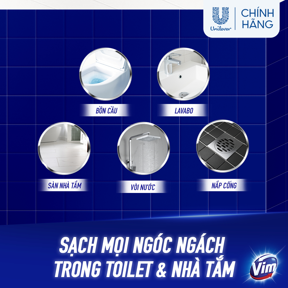 Combo 3 Chai Bọt Tuyết Siêu Mạnh Tẩy Bồn Cầu và Nhà Vệ Si... - Thiết kế