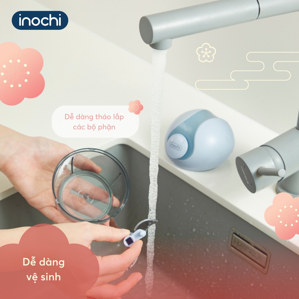 Dụng cụ xay tỏi,ớt, hành Inochi - Chi tiết