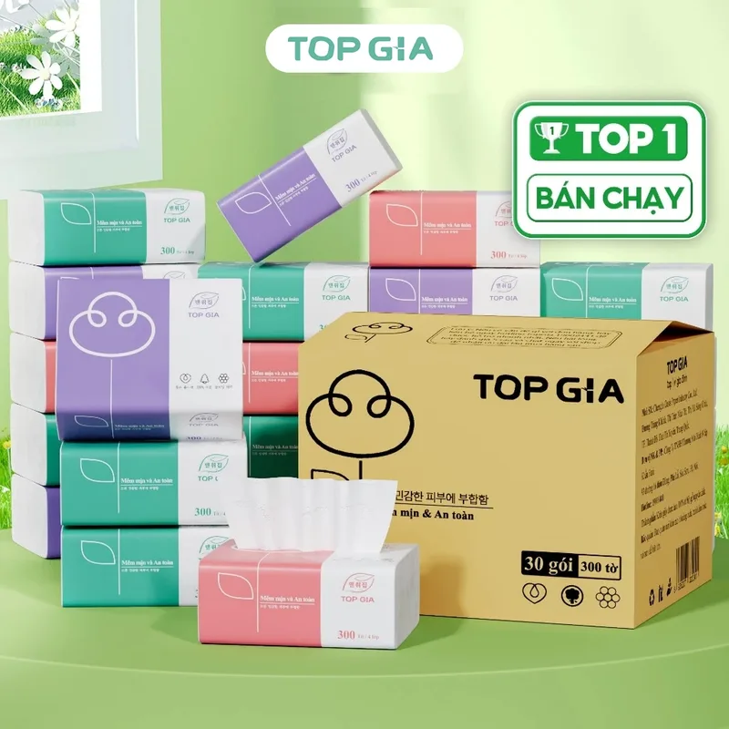 Giấy ăn rút Top Gia - Sử dụng