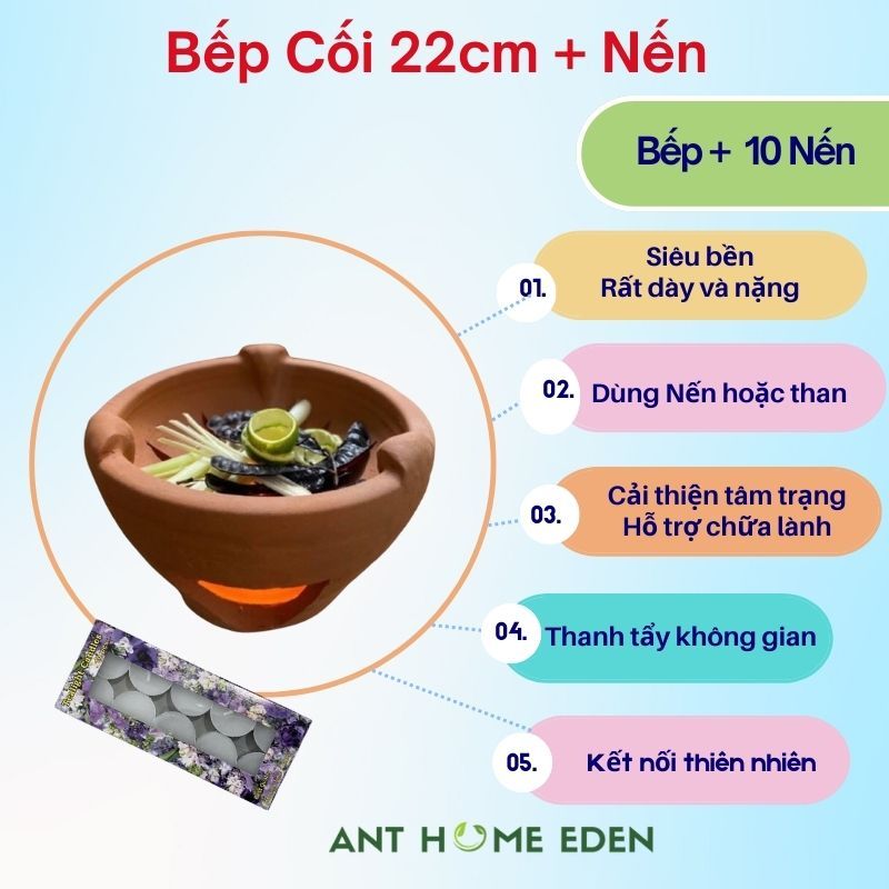 HỎA TỐC Bếp xông đốt bồ kết hình cối mẫu mới loại to đẹp ... - Chi tiết