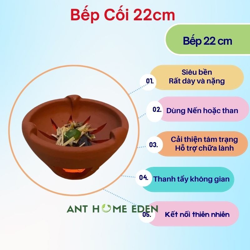 HỎA TỐC Bếp xông đốt bồ kết hình cối mẫu mới loại to đẹp ... - Sử dụng