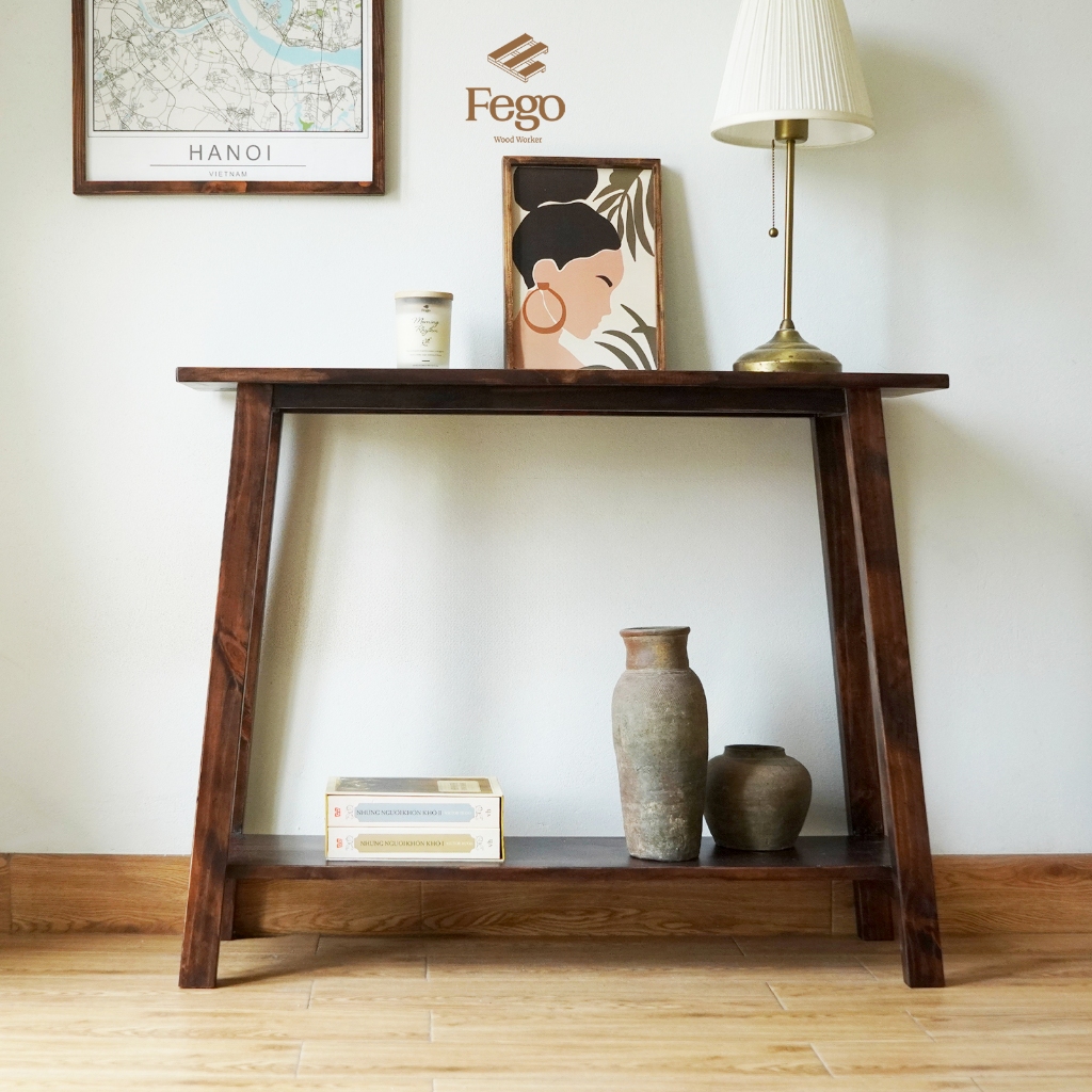 Kệ Console Gỗ Thông Tự Nhiên Fego, Bàn Trang Trí Phòng… - Chi tiết