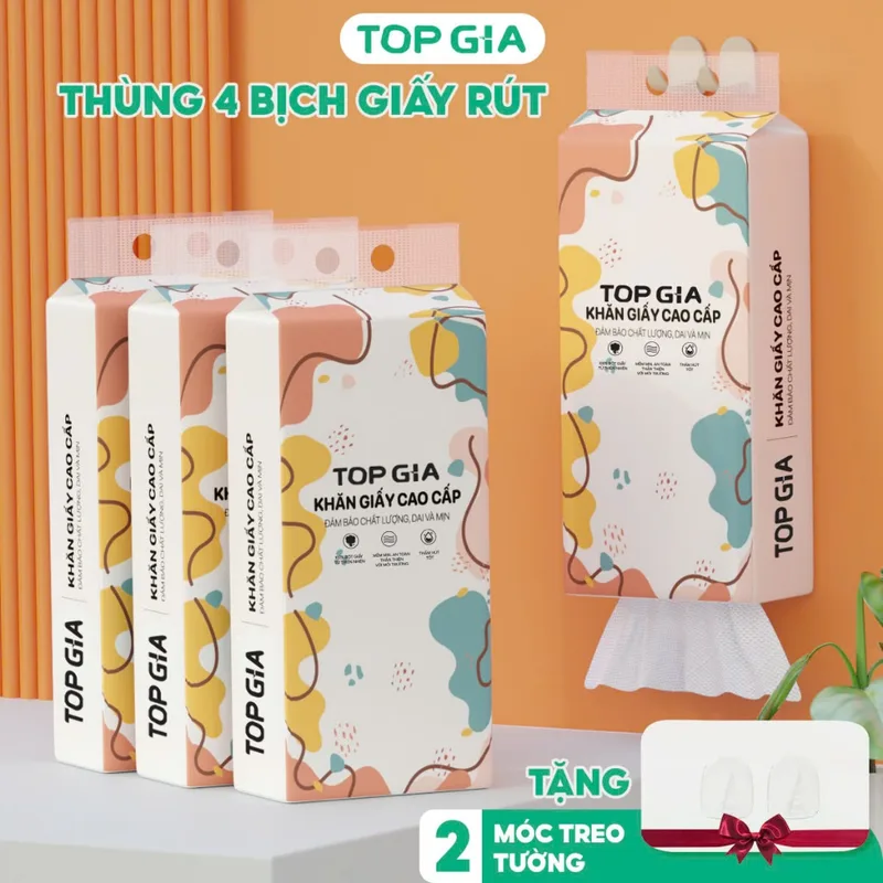LOẠI TO ĐẶC BIỆT Thùng 8 bịch khăn giấy rút Top Gia treo ... - Góc nhìn khác