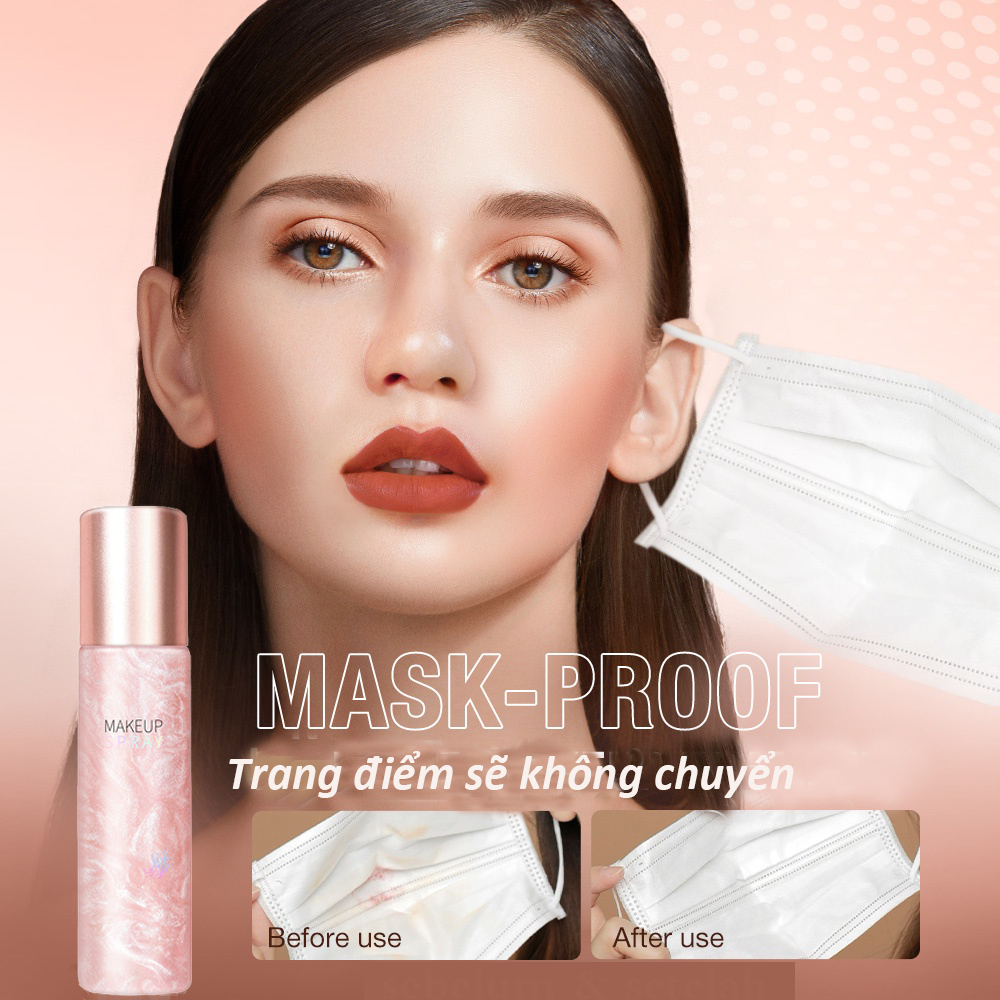 Lớp trang điểm kiểm soát dầu kéo dài suốt 12 giờ Xịt cố đ... - Thiết kế