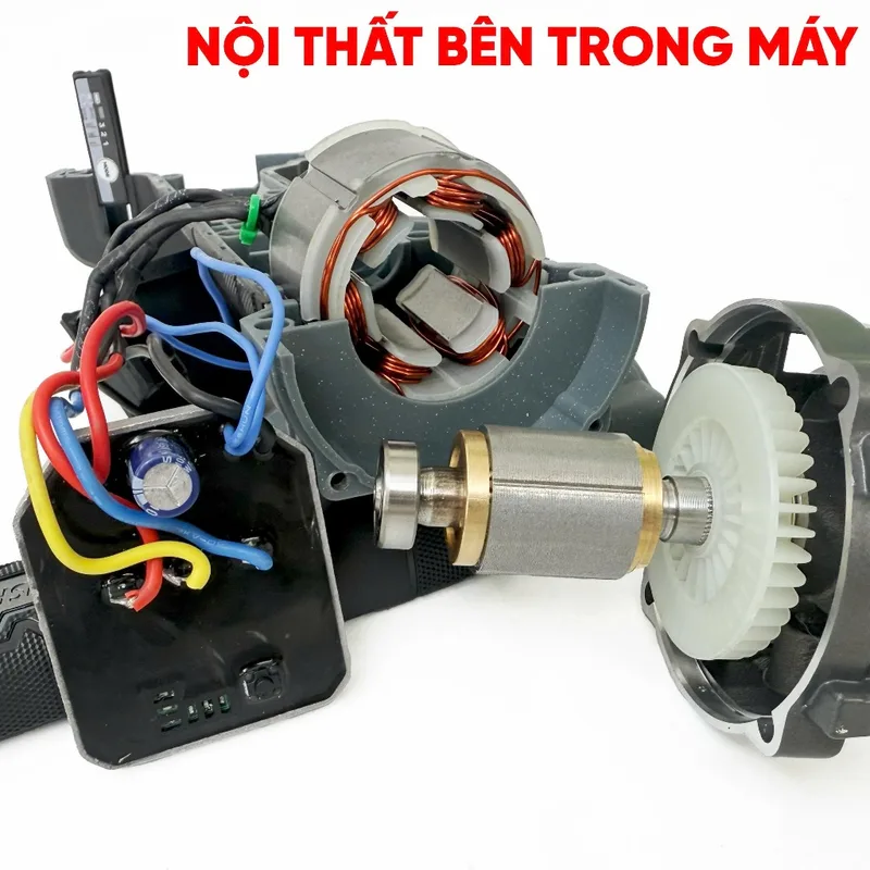 Máy cắt mài góc dùng pin WORKFIX WF - Góc nhìn khác