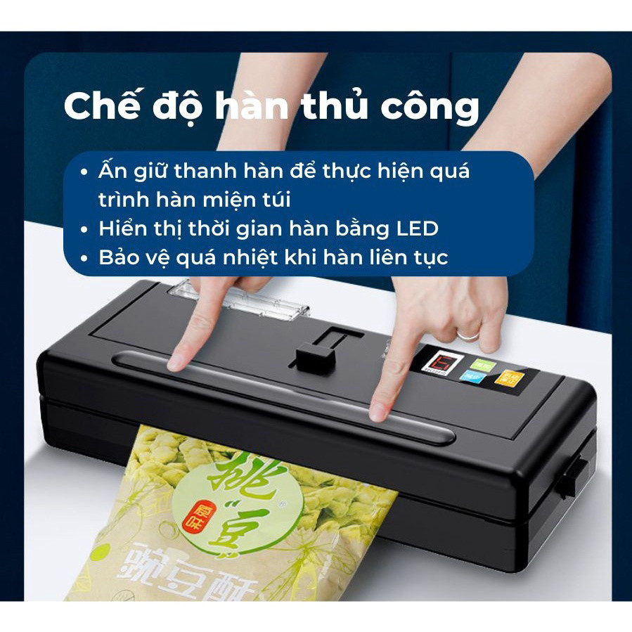 Máy Hút Chân Không P280 CORISU Không Kén Túi Kiêm Hàn Miệ... - Thiết kế