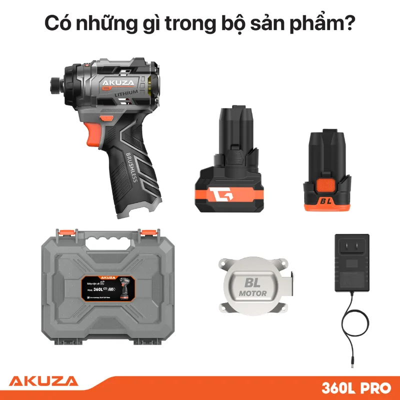 Máy Vặn Vít 360L PRO Akuza - Sử dụng