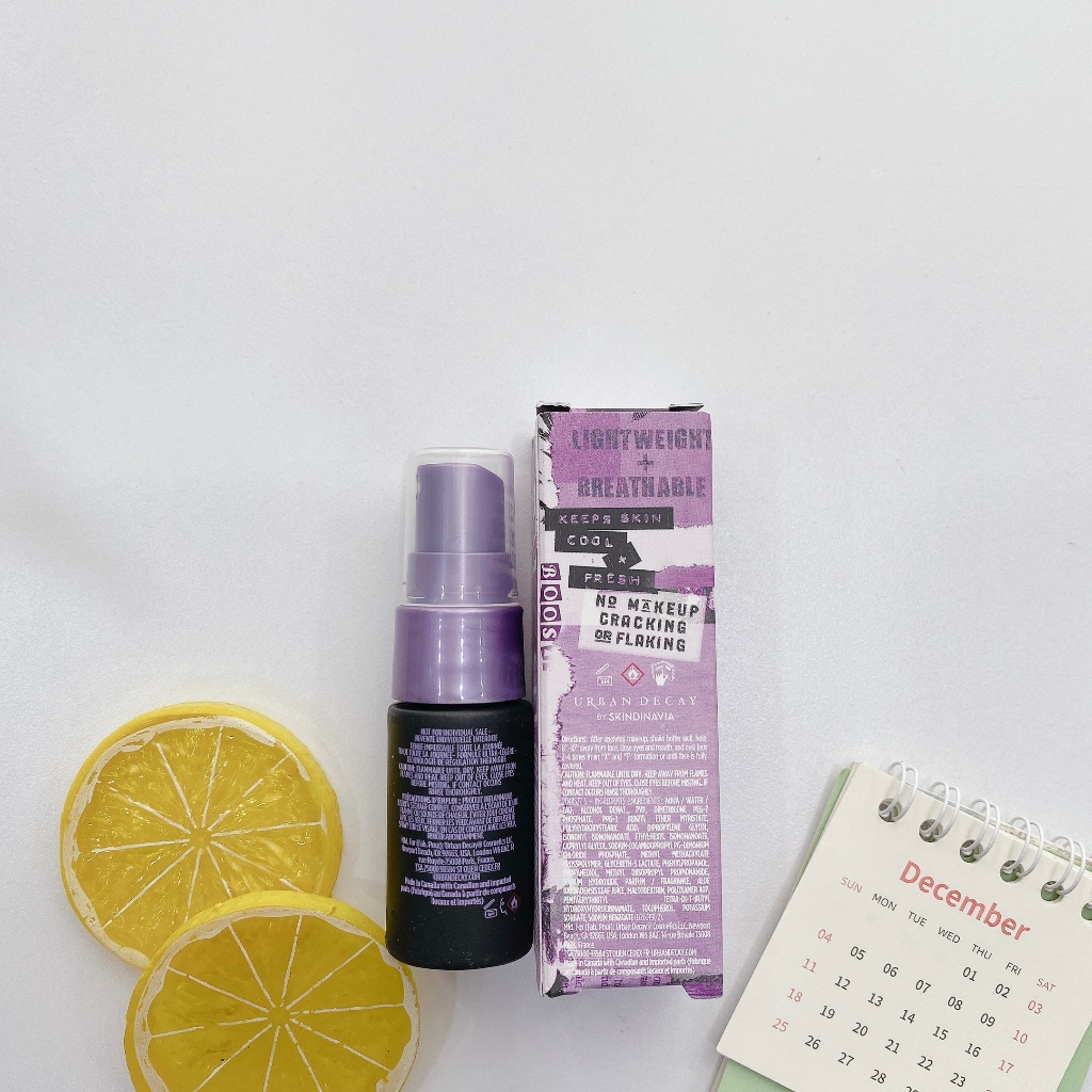 MICHICI Skin Xịt Khoá Lớp Trang Điểm Urban Decay All Nigh... - Thiết kế