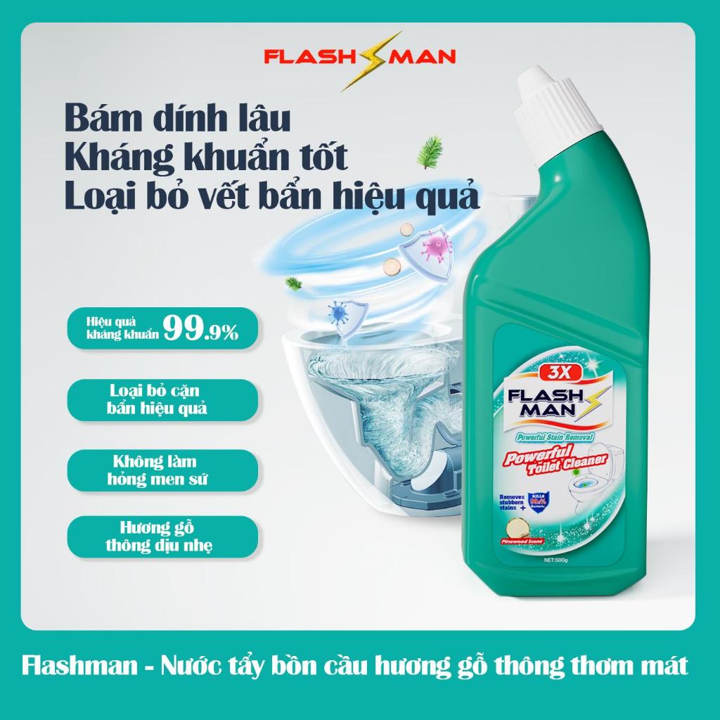 MUA 2 TẶNG 1 Chai Tẩy Bồn Cầu FLASHMAN – Nước Tẩy Rửa Nhà... - Chi tiết