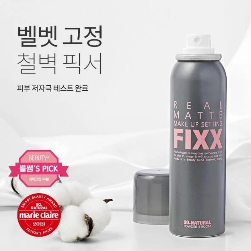 nhập khẩu Xịt Khóa Lớp Trang Điểm So Natural  SETTING FIX... - Chi tiết