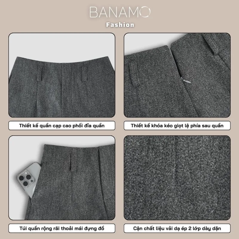 Quần short nữ dạ ép BIGSIZE Banamo Fashion quần cạp cao c... - Sử dụng