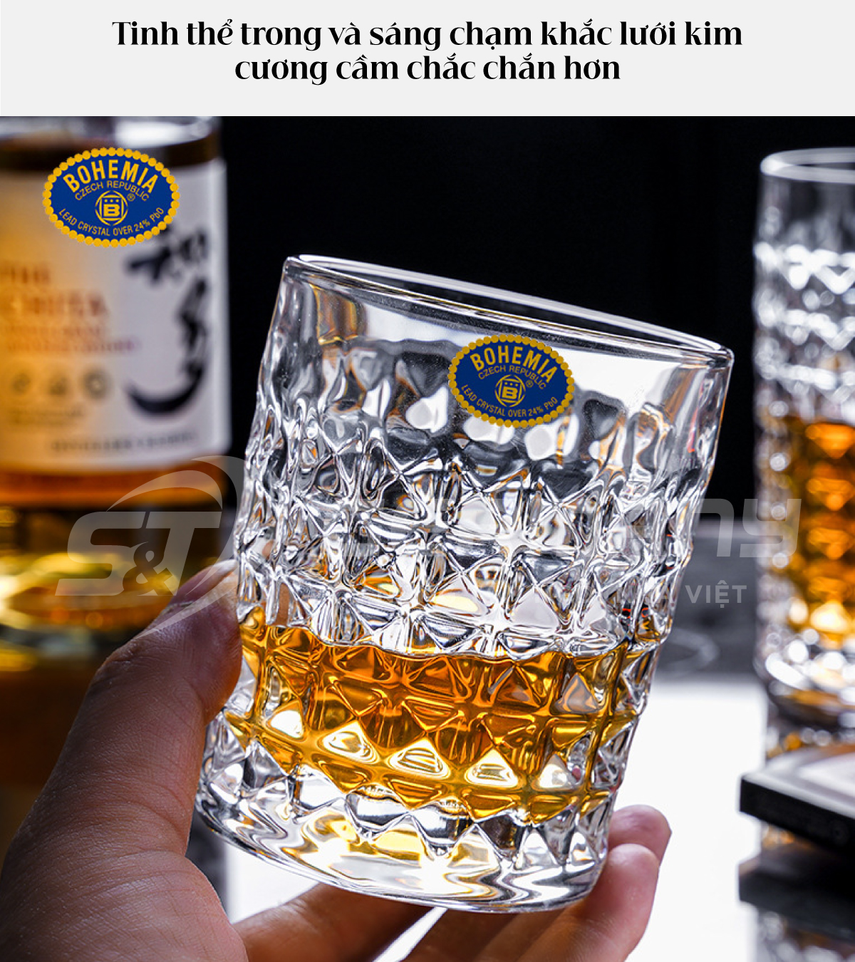 Set 6 Cốc Kim Cương Sang Trọng - Góc nhìn khác