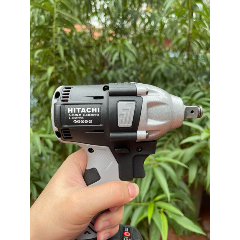 Thân Máy siết bulong HITACHI Không Chổi Than đầu 2 trong 1 - Chi tiết