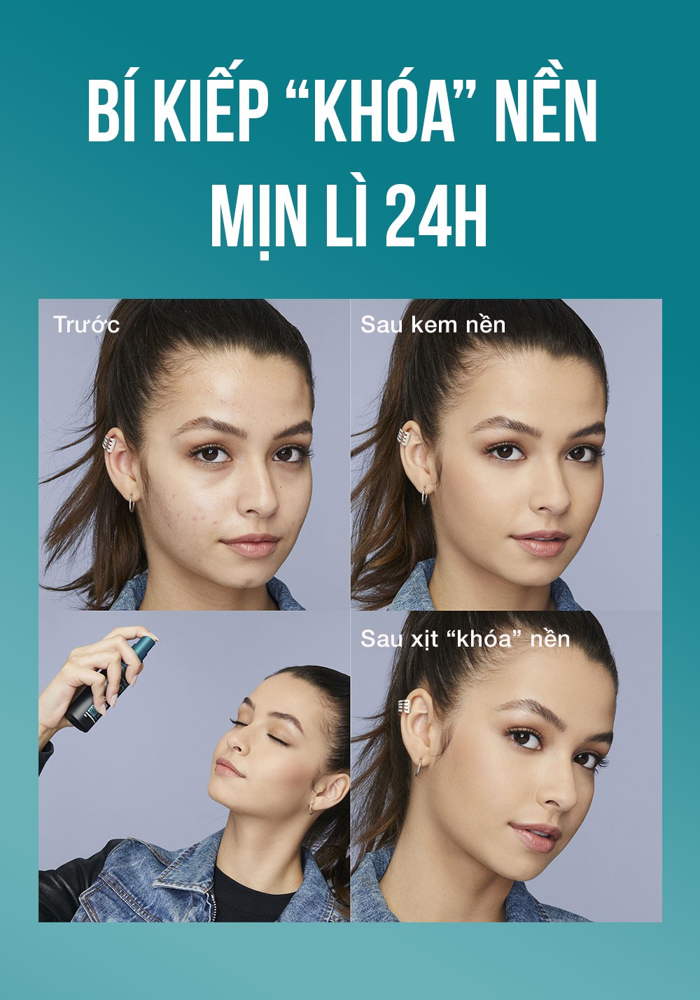 Xịt cố định lớp trang điểm FIT ME MATTE+PORELESS INSTANT ... - Thiết kế