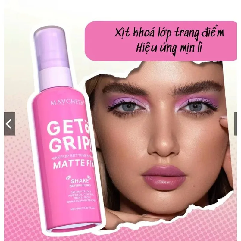 Xịt khoá makeup khoá nền MAYCHEER Setting Spray Dewy Fix ... - Thiết kế