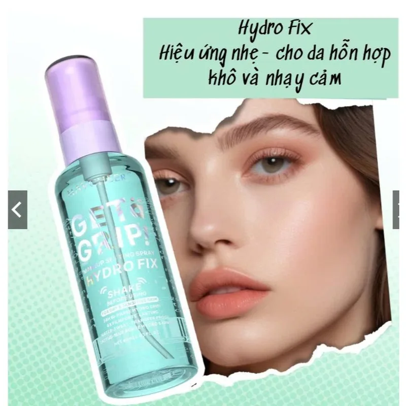Xịt khoá makeup khoá nền MAYCHEER Setting Spray Dewy Fix ... - Sử dụng
