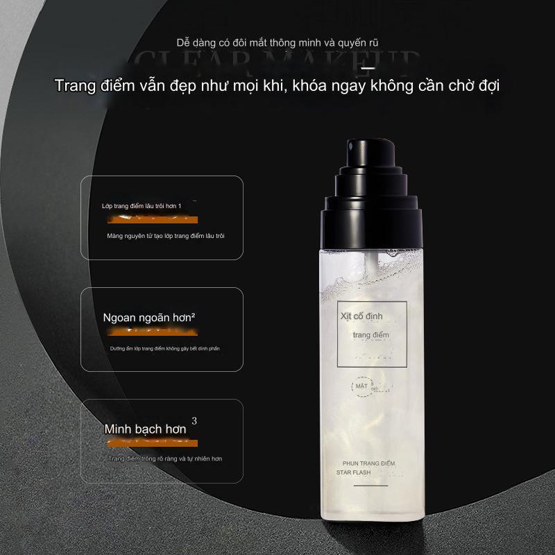 Xịt khóa Makeup Star Flash Make Up Spray 8 Hours Wear - Sử dụng