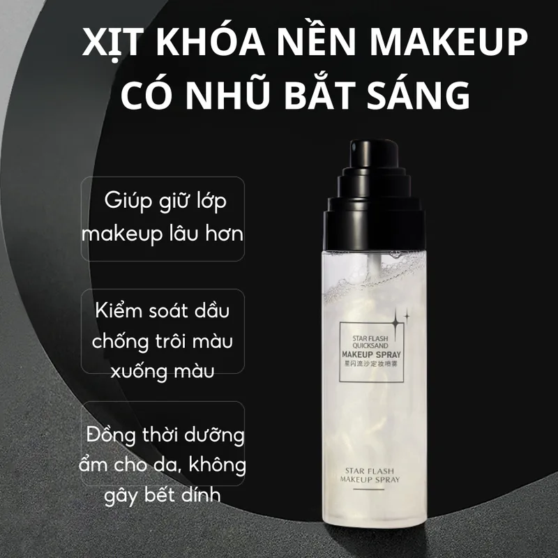 Xịt khóa Makeup Star Flash Make Up Spray 8 Hours Wear - Góc nhìn khác