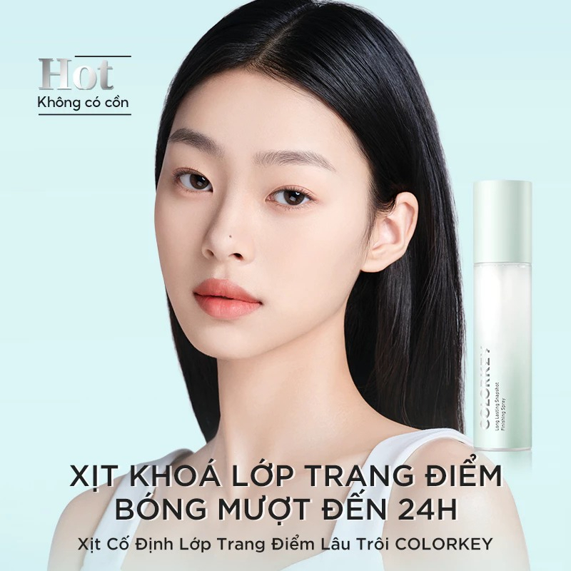 Xịt Khóa Nền Colorkey Kiểm Soát Kiềm Dầu - Sử dụng