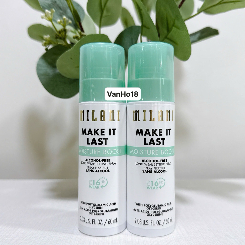 Xịt khoá nền giữ lớp trang điểm MILANI Make It Last ... - Thiết kế
