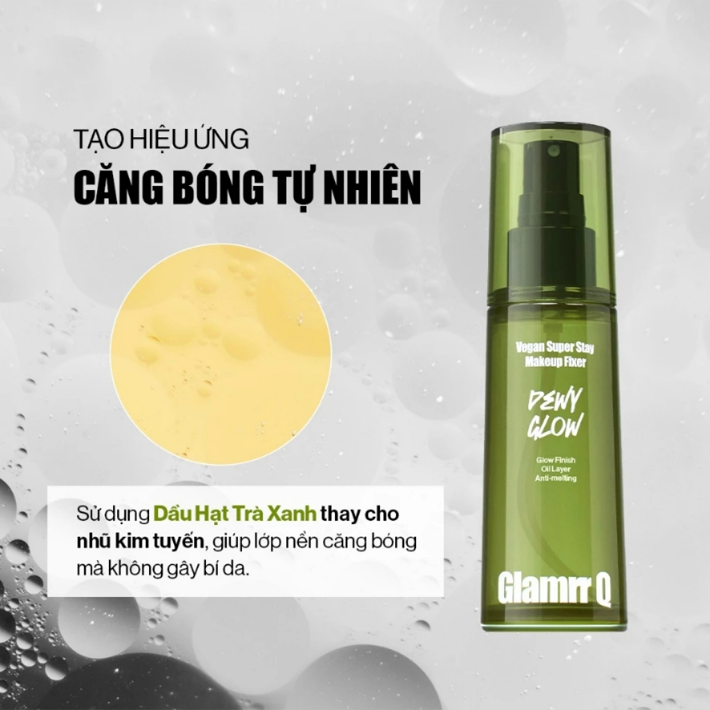 Xịt Khoá Nền Glamrr Q - Chi tiết