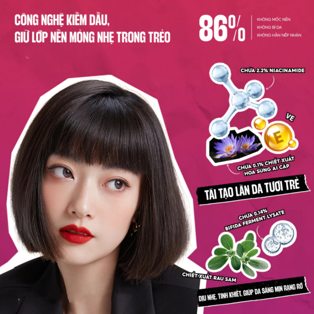 Xịt Khóa Nền Menow Lâu Trôi Cấp Ẩm - Chi tiết